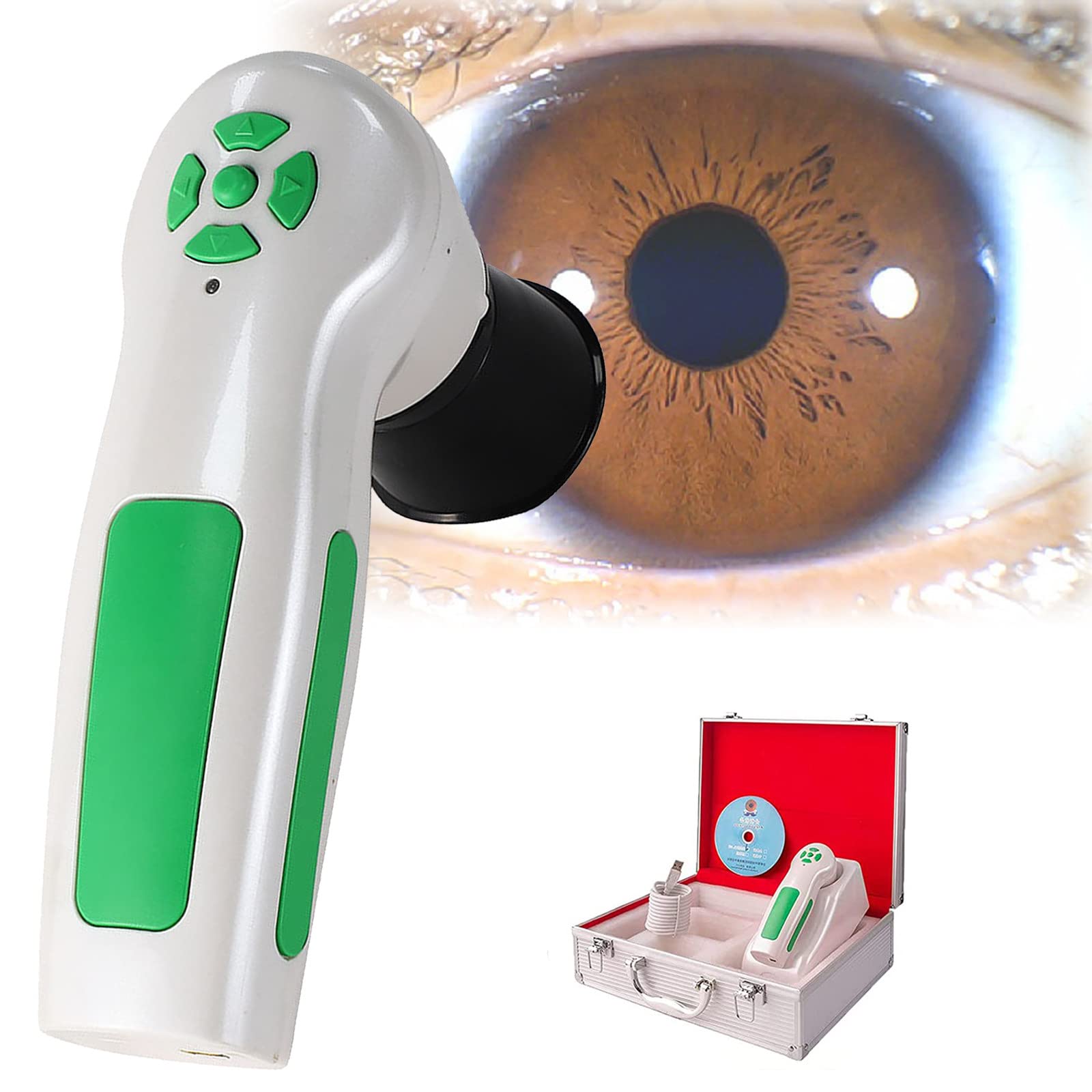 Fotocamera Per Iridologia 5.0 MP USB - Analizzatore Iride Computer, Lente 30X, Software Included - Foto 6