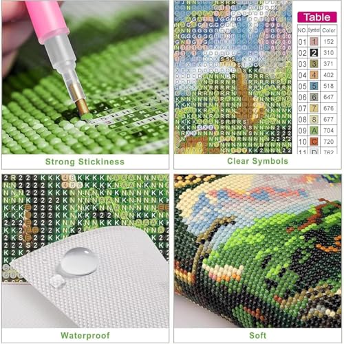 5D Diamond Painting Kit Complet Full Drill Grand Format 80x110cm Toile Broderie Diamant - 5