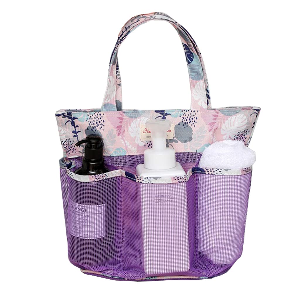 KKTAPOS Mesh Shower Caddy Bag - Mesh Shower Basket for College Dorm Room Essentials Portable and Light Quick
