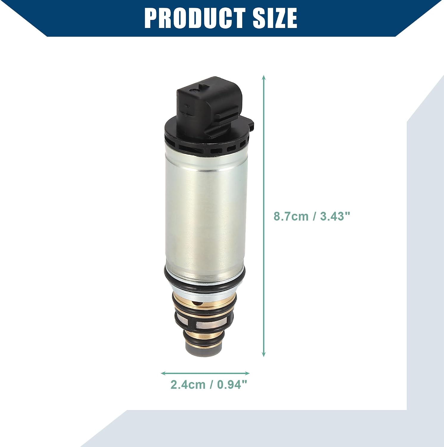 AC Compressor Control Solenoid Valve Replacement for Nissan Altima 2013-2016 / Inside AC Air Conditioner Control Valve/Durable Metal, Plastic / 1 Pcs