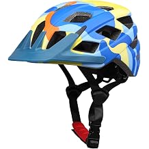 Kids Bike Helmet, 2 Size Adjustable for Youth Toddler Boys & Girls 3-5-8-10-12-14 Years, Child Helmets with Visor for Skating Cycling Scooter