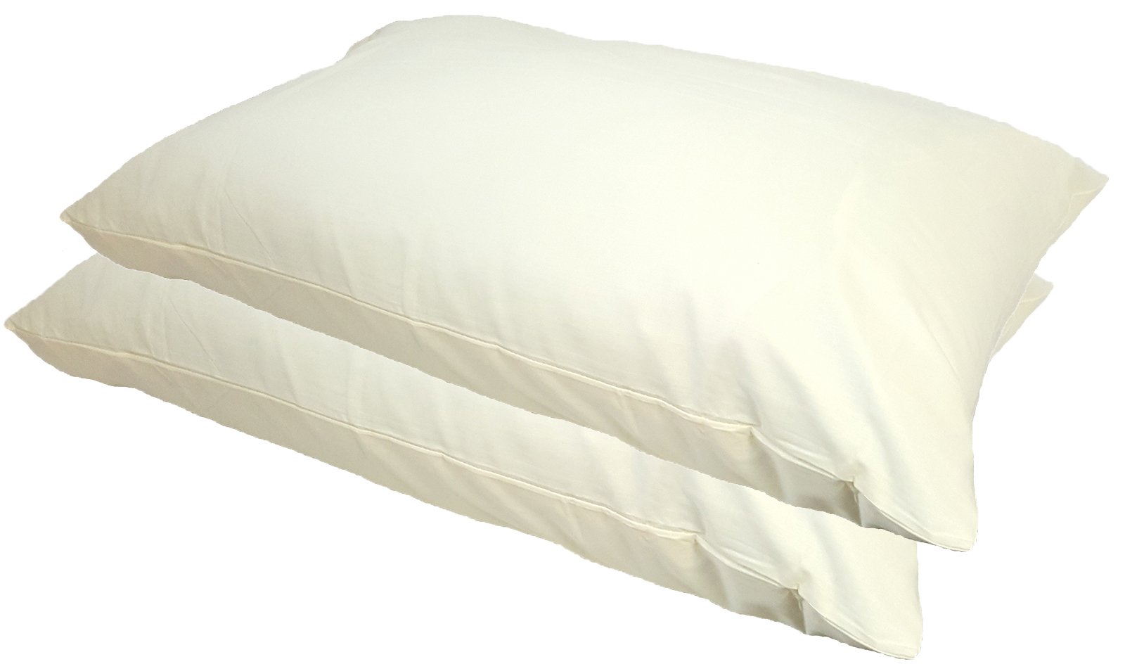 Nightzone Beige Pair Of Plain Dyed Polycotton Pillowcases Pillow Cases - Cream