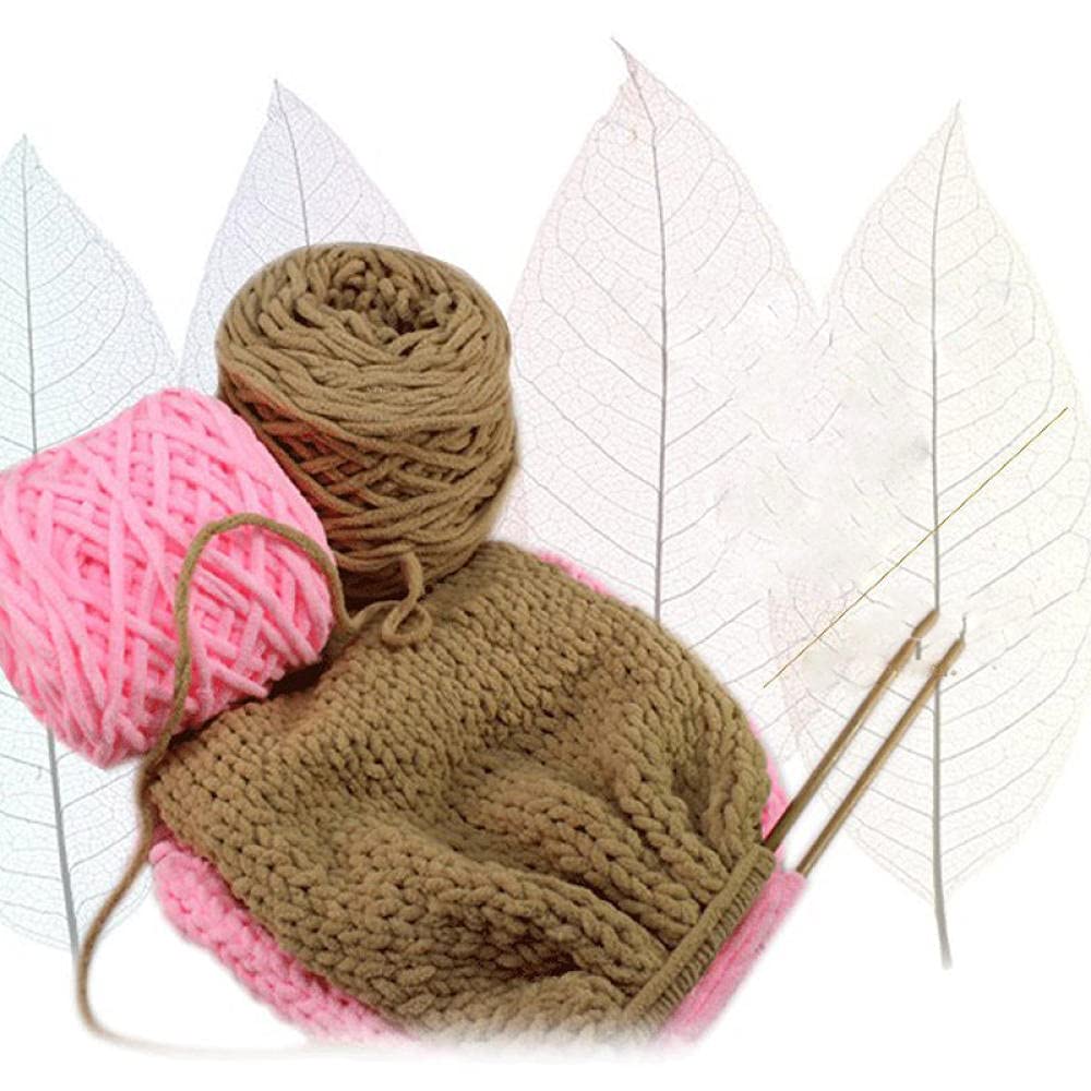 Tejer Ovillos Chunky 165G Soft Soft Buff Thick Colorido Hilado Suéter Lana 69 Colores Punto Mano Hand Craft Suéter Diycolour-02_8Pcs