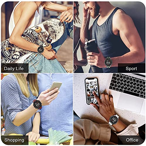 Image of Zitel Compatible with Fossil 22mm Band for Gen 6 44mm, Gen 5 Carlyle, Garrett, Julianna, Gen 5E 44mm, Gen 4, Grant Chronograph, Q Grant Silicone Sports Strap