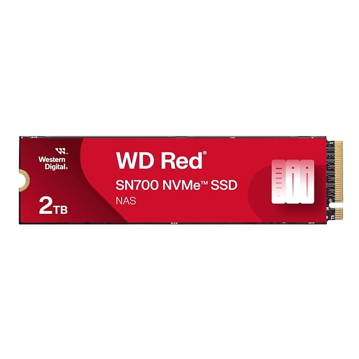 Western Digital 2TB WD Red SA500 NAS 3D NAND Internal SSD Solid State Drive - SATA III 6 Gb/s, 2.5"/7mm, Up to 560 MB/s - WDS200T2R0A
