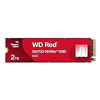WD Red SN700 2TB NVMe SSD for NAS devices, with robust system responsiveness and exceptional I/O performance
