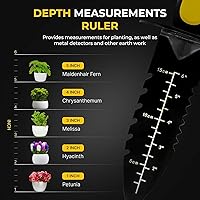 Vista 5 de CKG Pala Detectora de Metales, Excavadora de Doble Borde Dentado Resistente - Herramienta de Excavación de Detección de Metales con Vaina - Cuchillo
