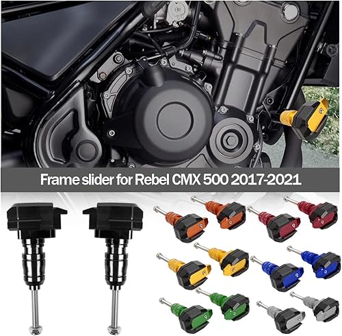 Miniatura 2 de Motocicleta CMX500 Rebel Accesorios 17-21, CNC aluminio marco deslizante motor cubierta protectora anti choque Pad protector carenado kit para