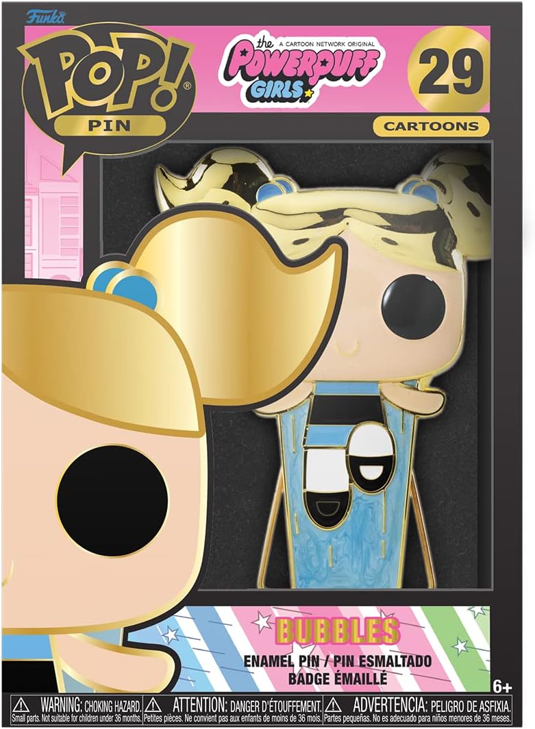 Funko Pop! Pin: Cartoons - Power Puff Girls, Bubbles