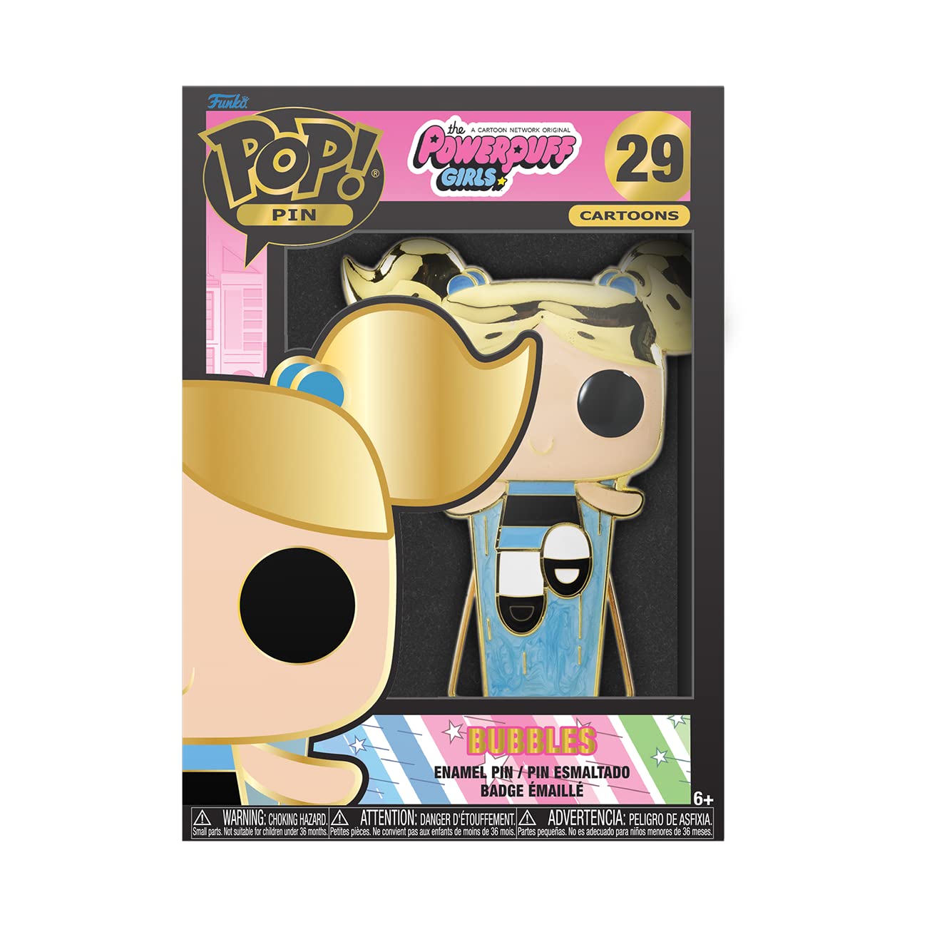 Amazon.com: Funko Pop! Pin: Cartoons - Power Puff Girls, Bubbles