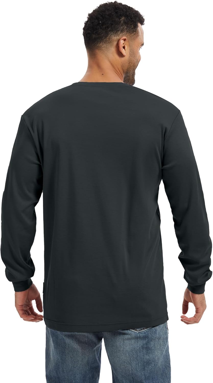 WORKWEYA FR Shirts Flame Resistant Shirt 5.5oz Cotton Lightweight CAT2 Fire Retardant Shirt for Men - Image 4