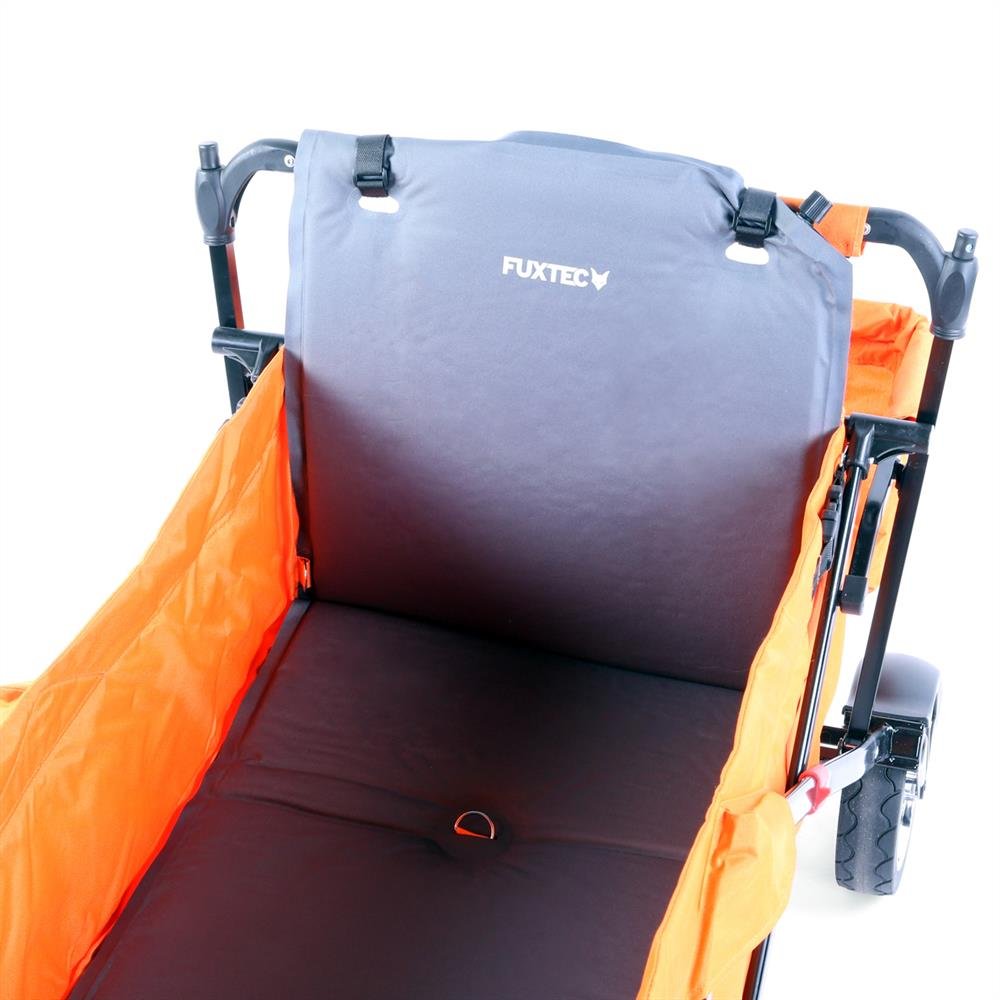 Fuxtec Tappetino Gonfiabile per Bollerwagen FX-BM2 con Supporto per la Schiena per carrelli pieghvoli ct350/500/850
