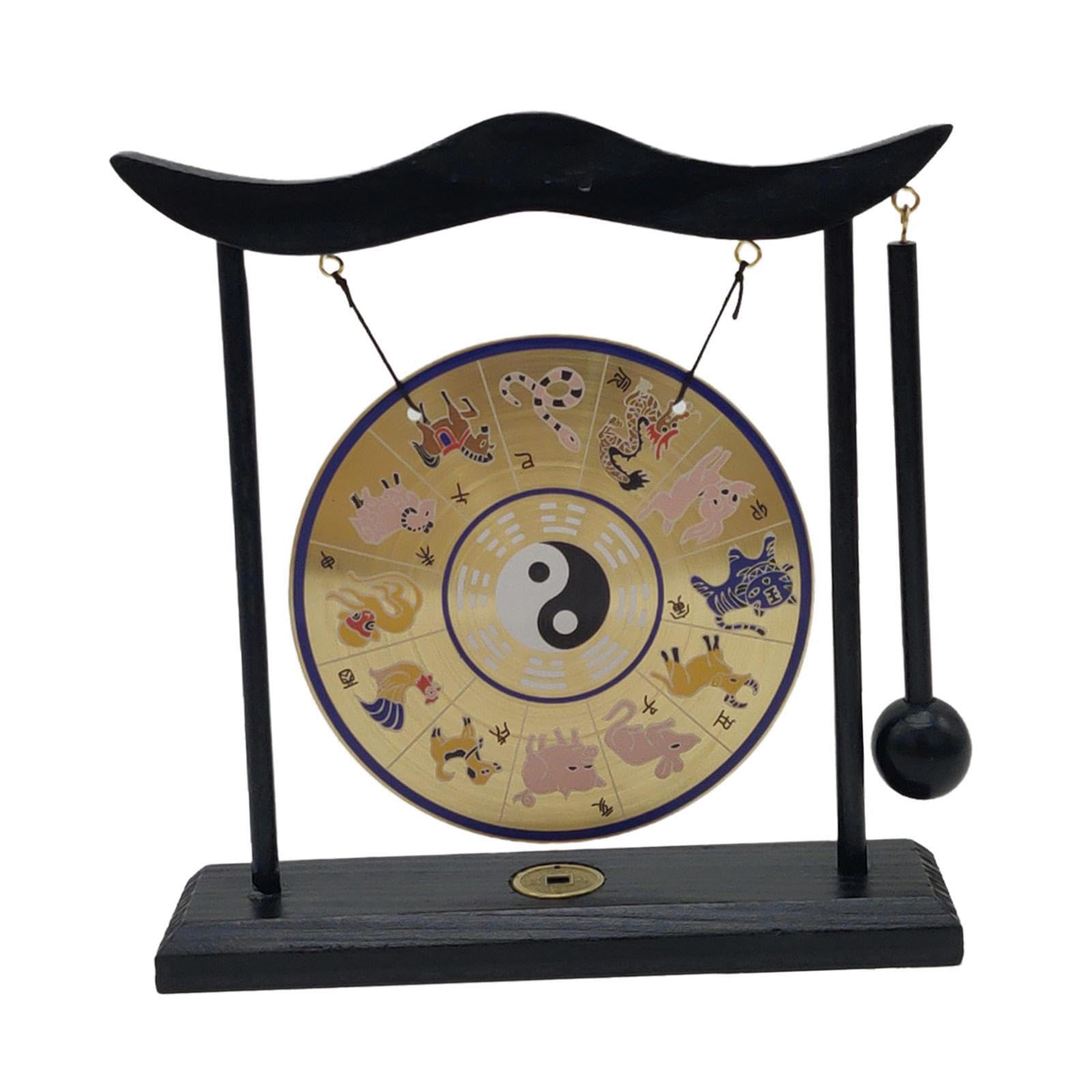 Gongs de viento únicos, arte, campana de latón, gong,Estilo E