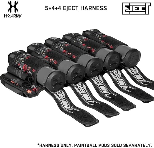 Miniatura 6 de HK Army Paquete de cápsula de arnés de paintball de expulsión 5+4 - Cráneo tropical