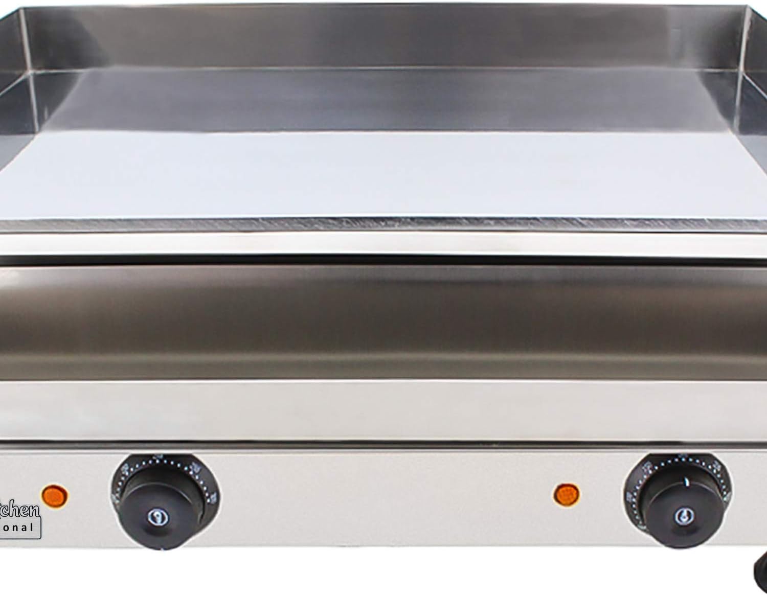 ALDKitchen Flat Top Griddle | Teppanyaki Grill | Single, Dual or Triple Thermostat | Commercial Use | 110V | No Plug (Medium)