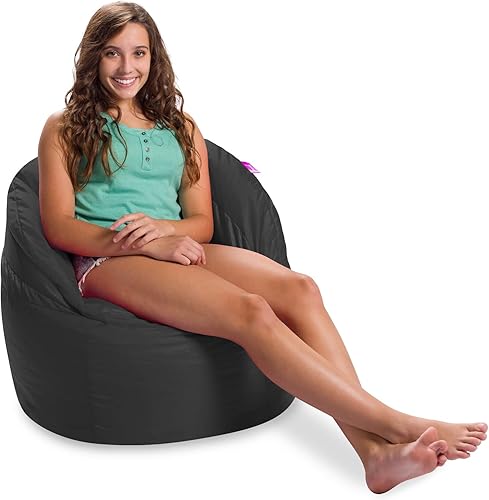 Miniatura 538 de Posh Creations Puf estructurado cómodo para jugar, leer y ver la televisión, Malibu Lounge, tela de lona para colorear, criaturas Criaturas de tela