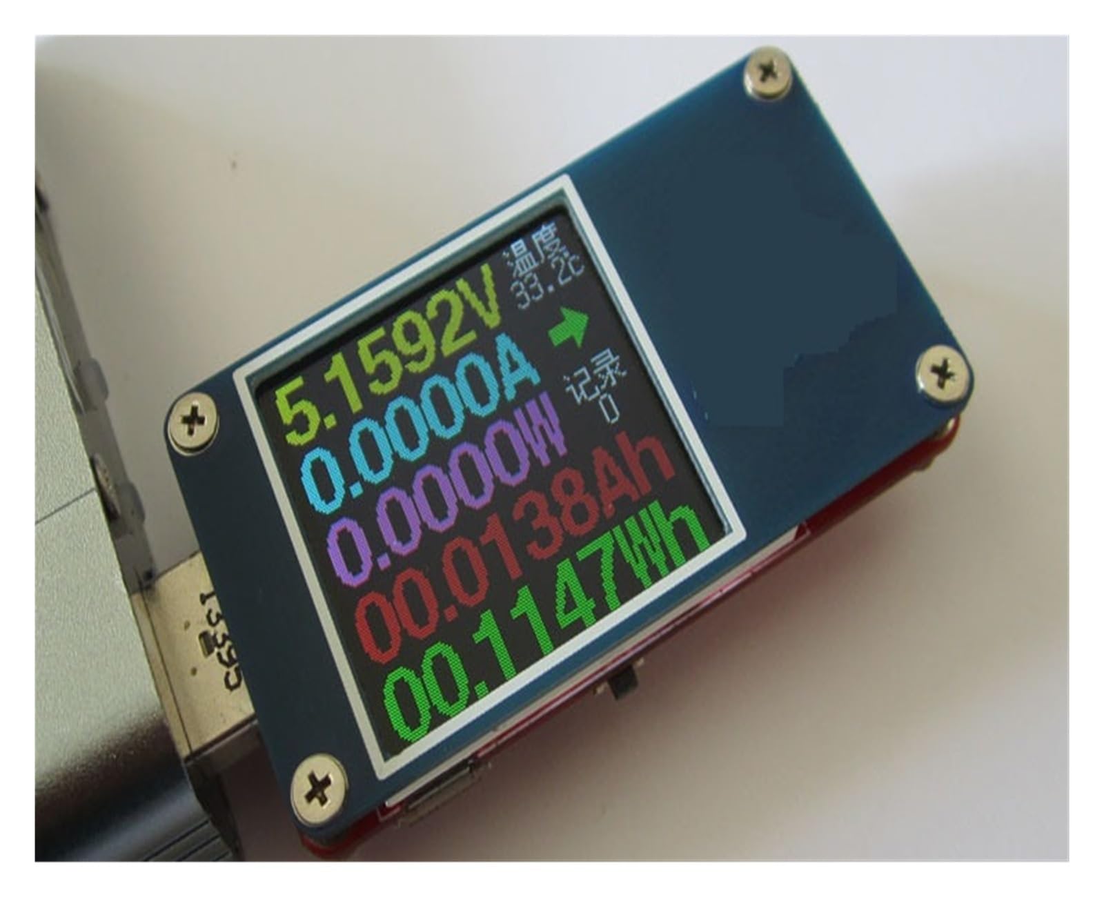 Tester USB,Tester kabla USB, Podwójny monitor zasilania USB ZY1276 QC 3.0 Tester PD TypeC Prąd ładowania do sprawdzania pojemności, czyszczenia pojemności