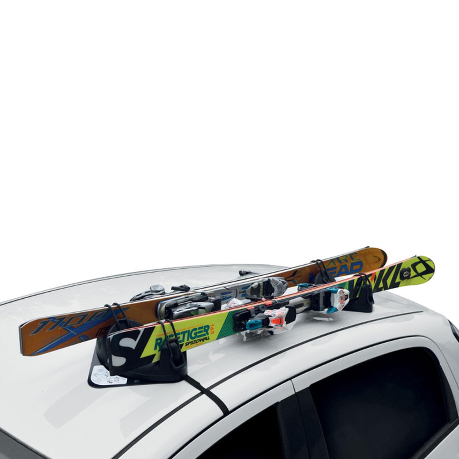 Menabo Skiträger Magnetischer Snowboard Dachträger Universal Abschließbar 2 TLG