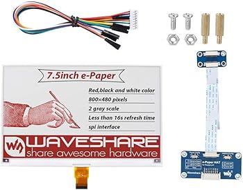 Amazon.co.jp: 7.5 インチ 800X480 赤黒白 3色 電子ペーパー