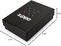 Vista 3 de Zippo Encendedor: Latas de combustible vintage - cromo cepillado 81322