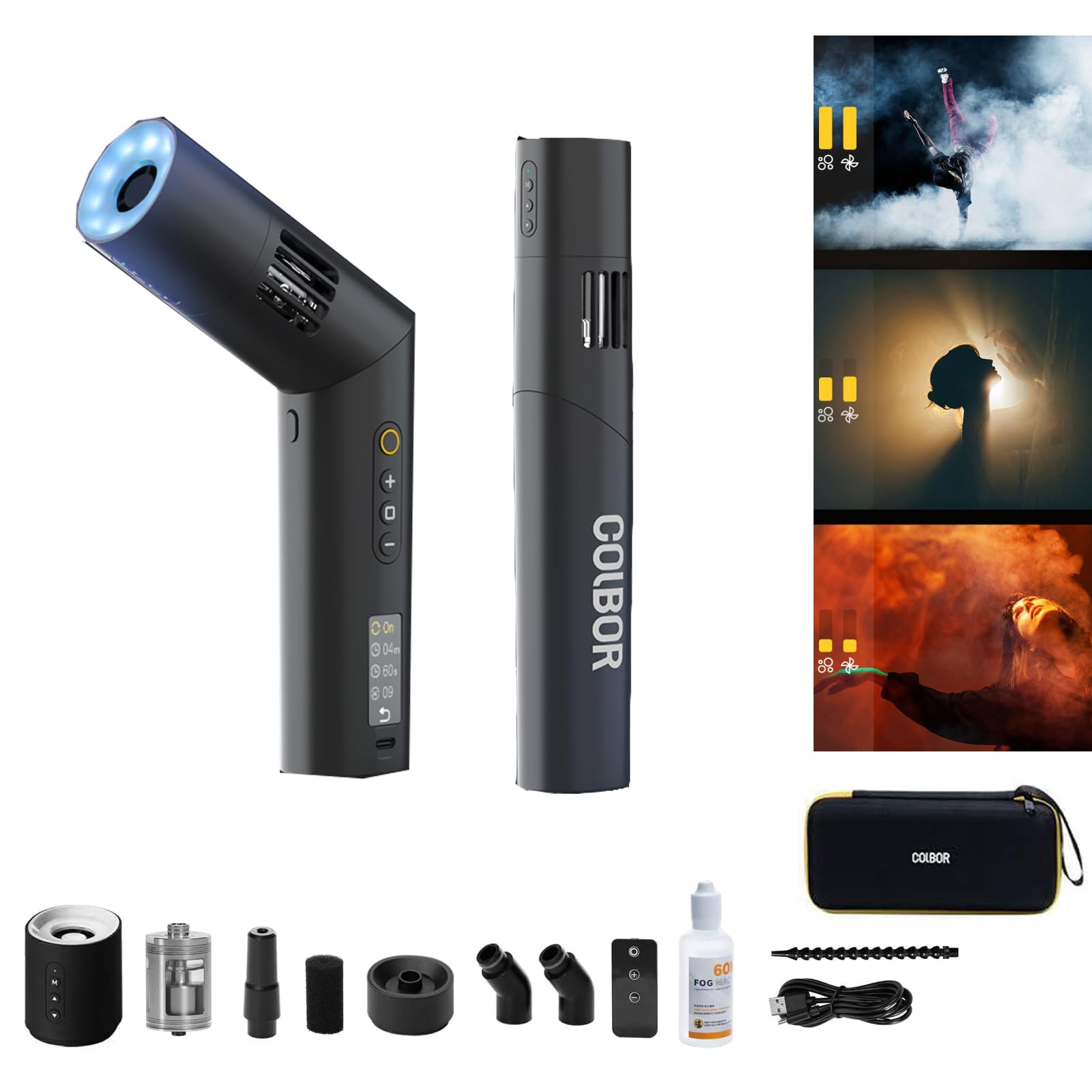 COLBOR ポータブルフォグマシン CF5 Amazon.co.jp: COLBOR ポータブルフォグマシン、CF5フォグマシン
