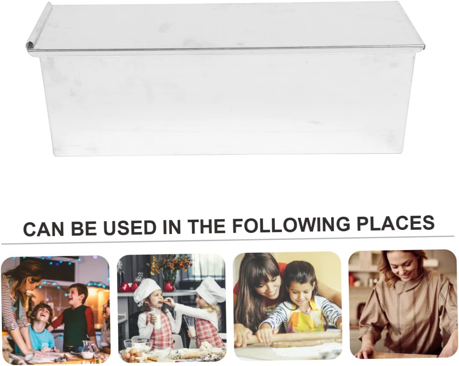 1pc Bread Box Lid Cake Molds for Baking Baking Pan Home Bakeware Toast Mold