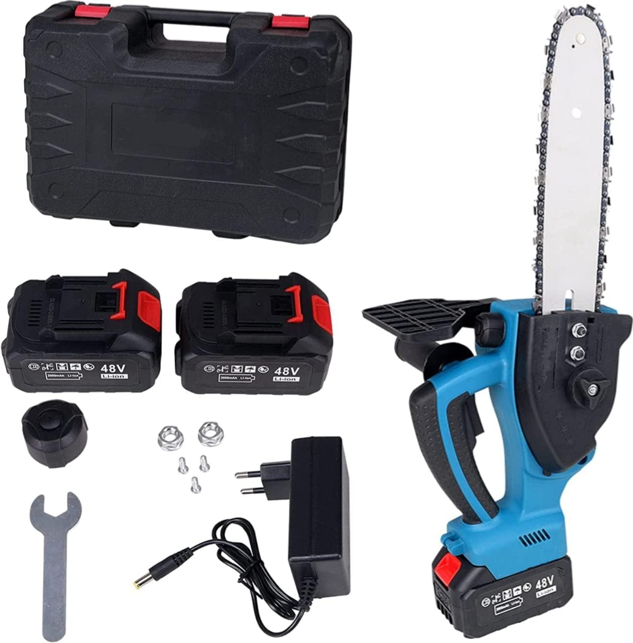See full amazon price history chart for Artnery 48V Cordless Chainsaw Procut One Hand Lightweight Portable Battery Operated 10 inch Mini Chain Saw for Pruning Tree Branch Wood Cuttingn With 2 Pc Li-ion Chargable Batteries with charger Artnery 48V Cordless Chainsaw Procut One Hand Lightweight Portable Battery Operated 10 inch Mini Chain Saw for Pruning Tree Branch Wood Cuttingn With 2 Pc Li-ion Chargable Batteries with charger (B0D6R8QJB8) Amazon Price History, Amazon Price Tracker