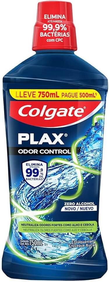 Enxaguante Bucal Colgate Plax Odor Control 750m