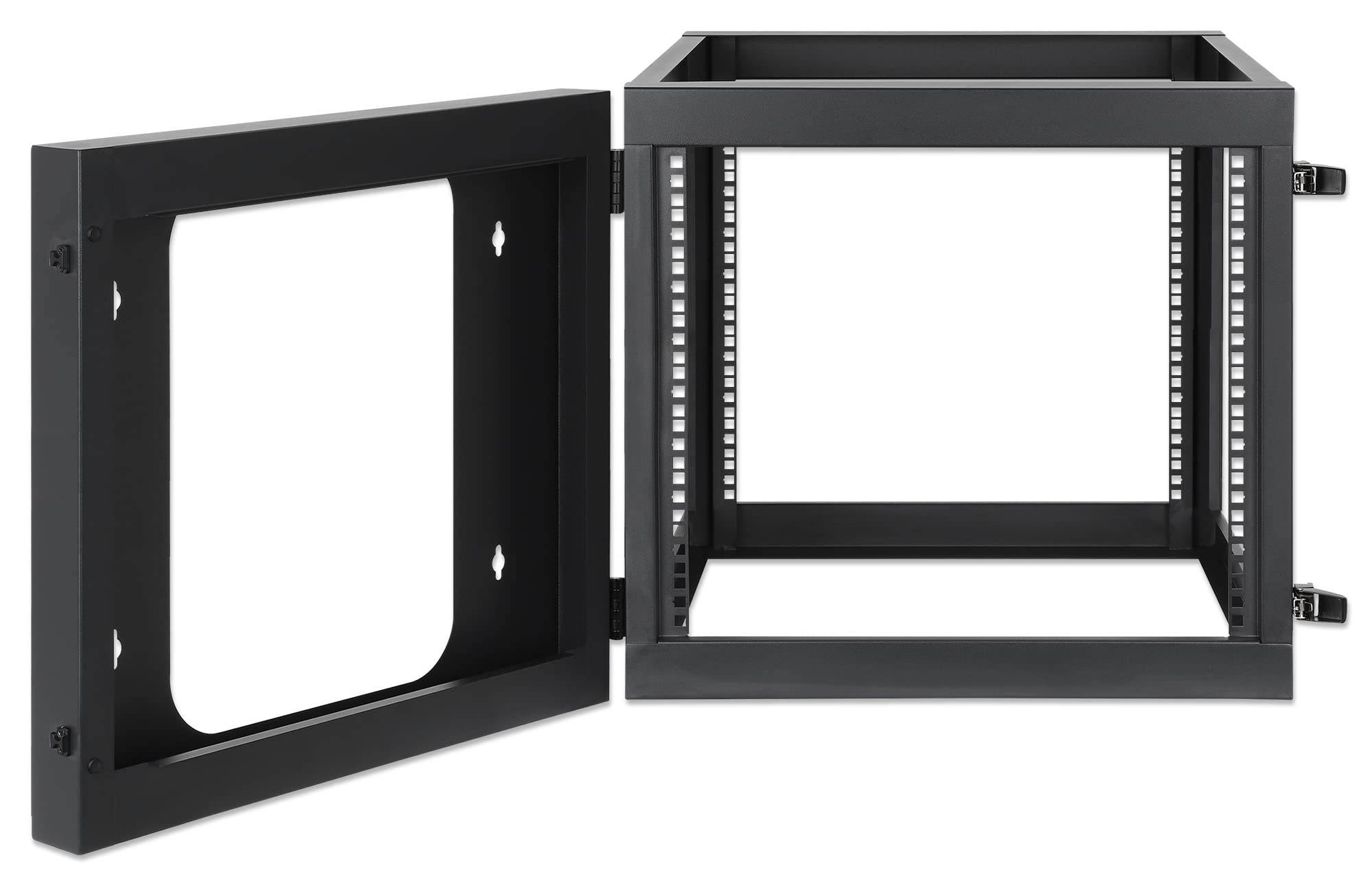 INTELLINET 716048 Armadio a Muro 19" Open Frame 4 Montanti 9U Nero