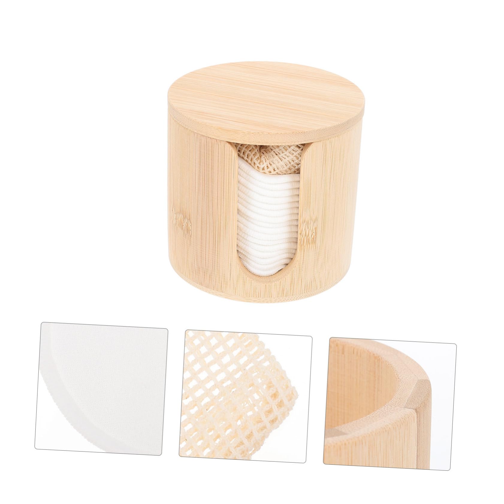 Mikrozell Wattepads Wiederverwendbare Kosmetikpads Make-up-entferner-pads Runde Baumwolle Pads Gesichtswaschschwamm Make-up-tool
