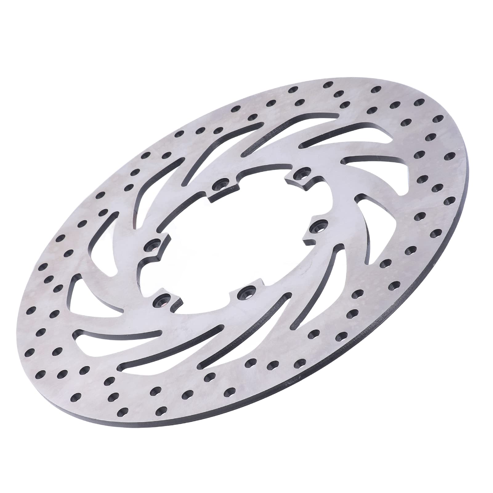 Syrisora Rotor de Disco de Freno Delantero de Motocicleta Metal de Alta Resistencia Resistente Al óxido Resistente Al Desgaste con Orificios de Disipación de Calor para F650GS F65