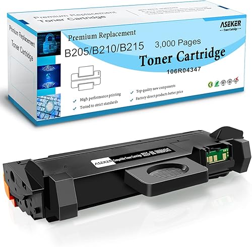 Compatible Xerox 106R04347 B205 B210 B215 Cartucho de tóner 3000 páginas para Xerox B205 B210 B215 B210DNI B205DNI B205MFP B215DNI B215MFP