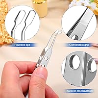 Vista 6 de iplusmile Meibomian Gland Expressor, Pinza profesional de acero inoxidable para párpados de masaje multifunción, herramienta de expresión