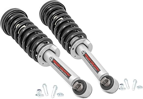 Rough Country Puntales elevados N3 cargados de 3 pulgadas para Ford F-150 4WD - 501059 2014-2024