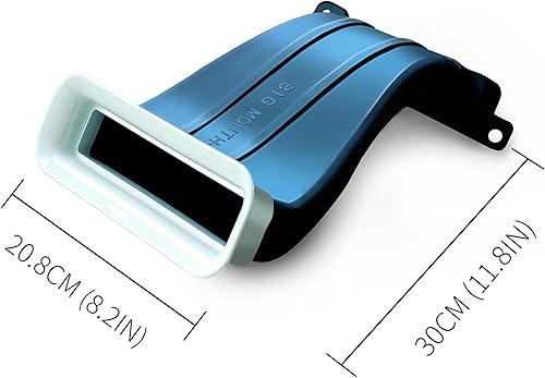 Miniatura 7 de STRECOS Modificación de esnórquel de entrada de aire Tuyere entrada de boca grande compatible con MK3 MK3.5 Ford Focus ST RS Hatchback 4D Sedan 5D