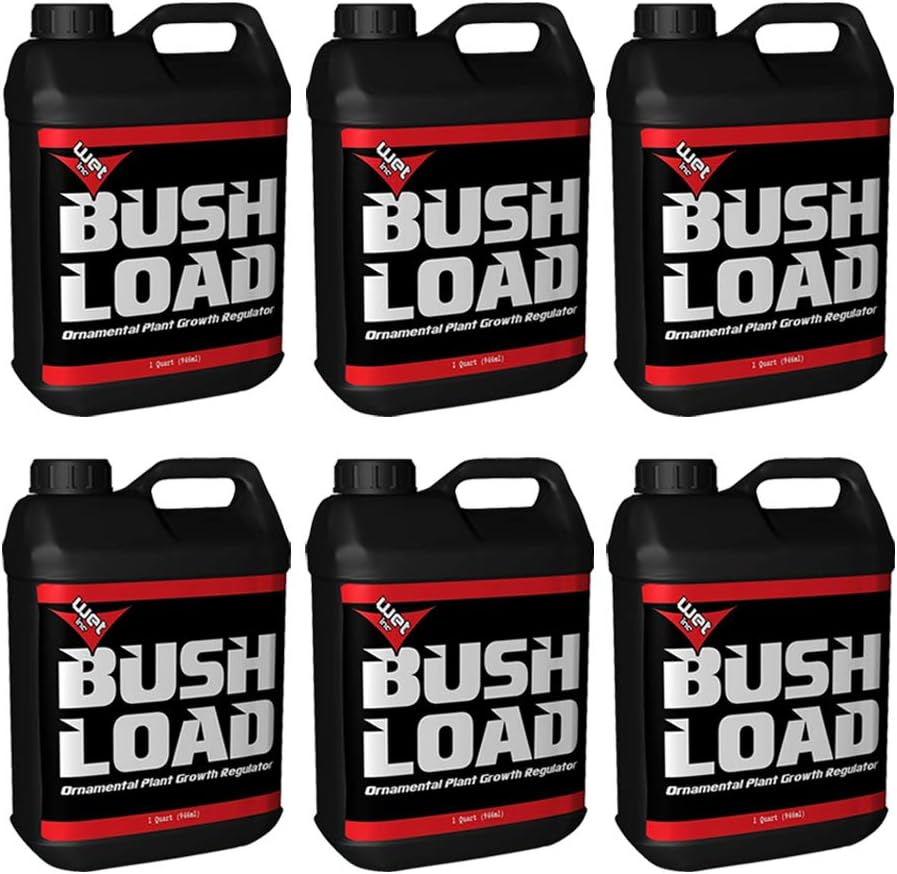 NEW IMPROVED FORMULA Bush Load Fertilizer General Hydroponics (2, 3, or 6 Quarts) (6)
