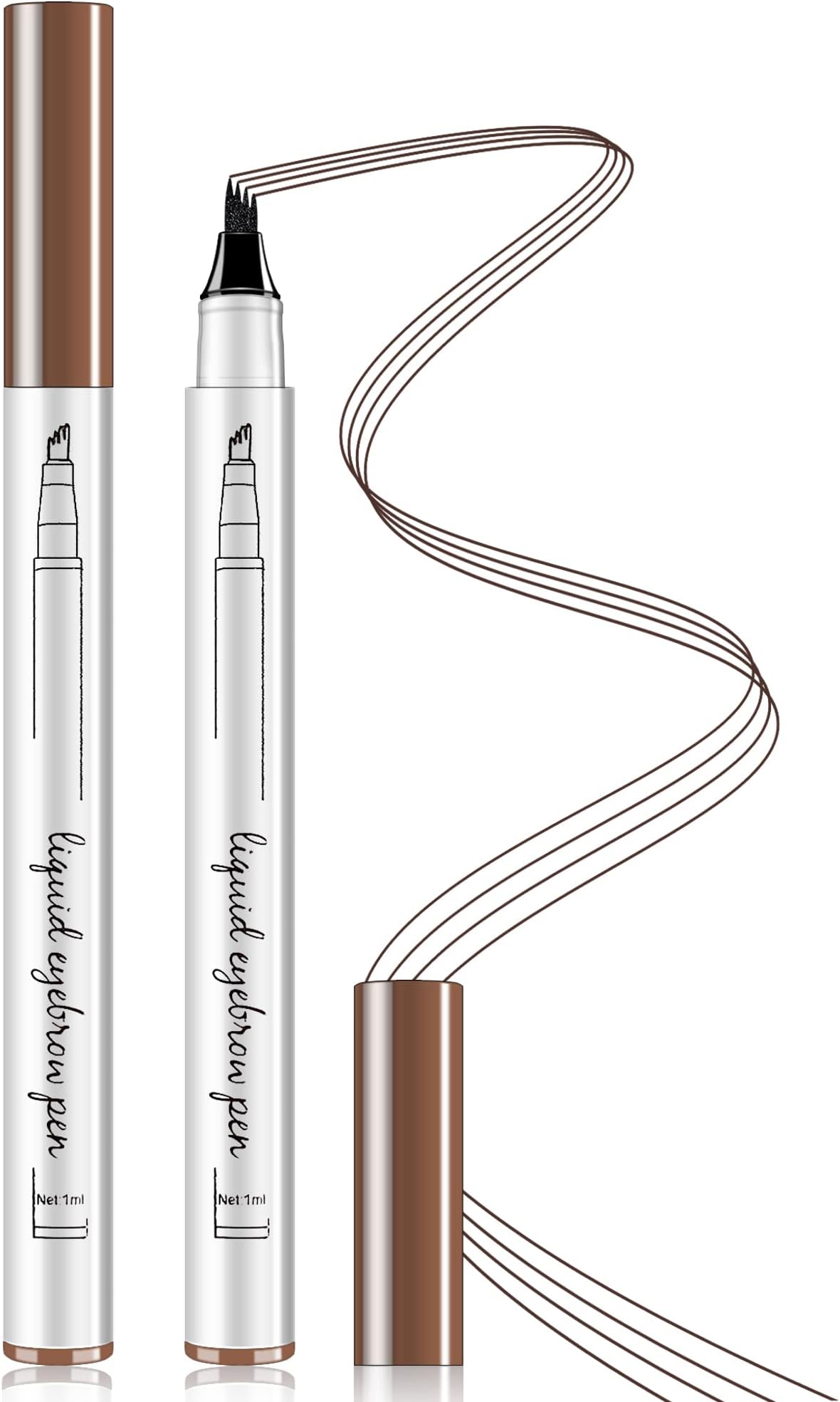 Eyebrow Pen, Eyebrow Pencil, Eye Brower Pencils Brow Pencils Easy Makeup Tool, Creates Natural Looking Stays Long-Lasting Waterproof Eyebrow Pen, 1 PC Brown Eyebrow Pencils