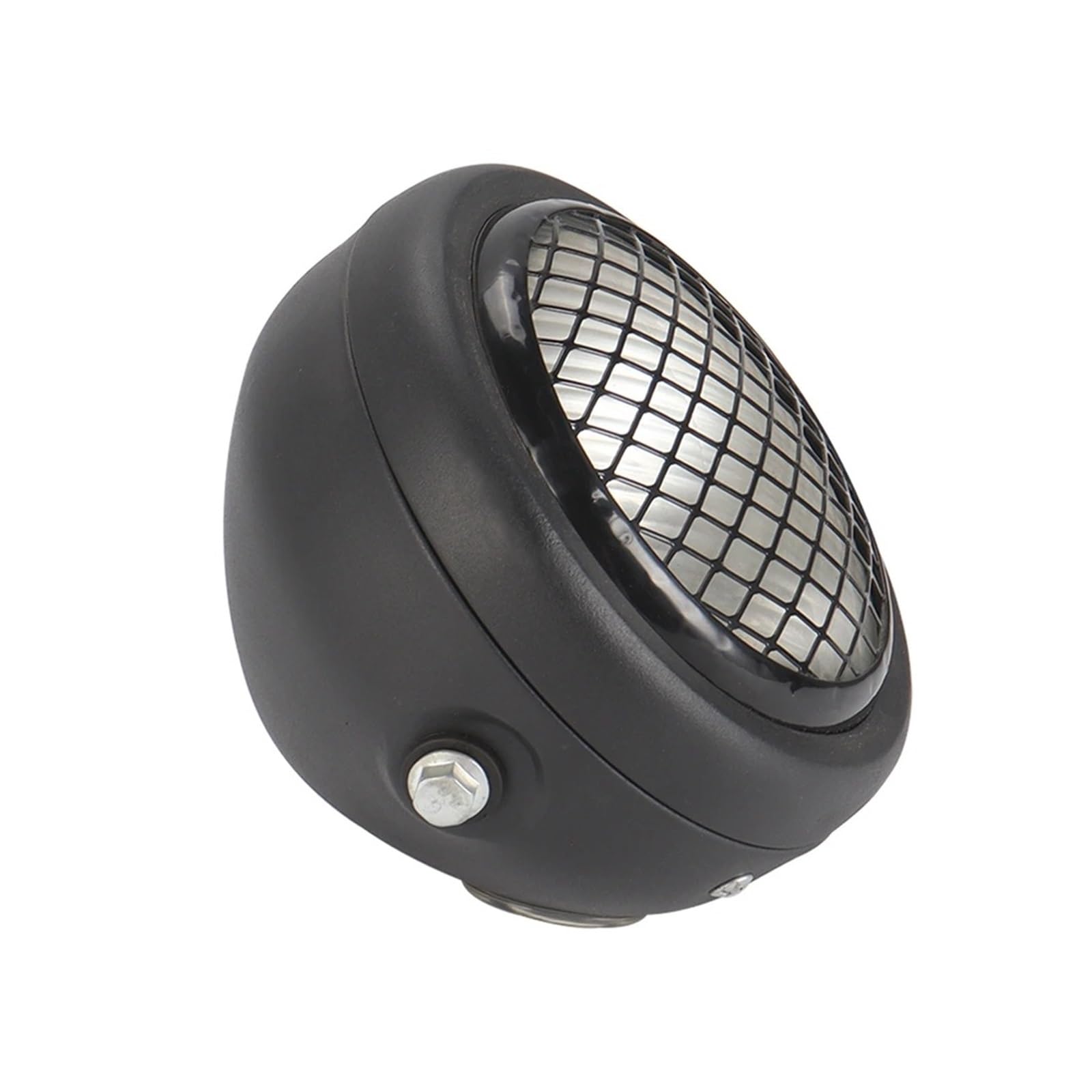 Faretti Moto Faro Per Scooter Per Moto | Accessorio per moto con paralume con griglia a rete rotonda retrò.