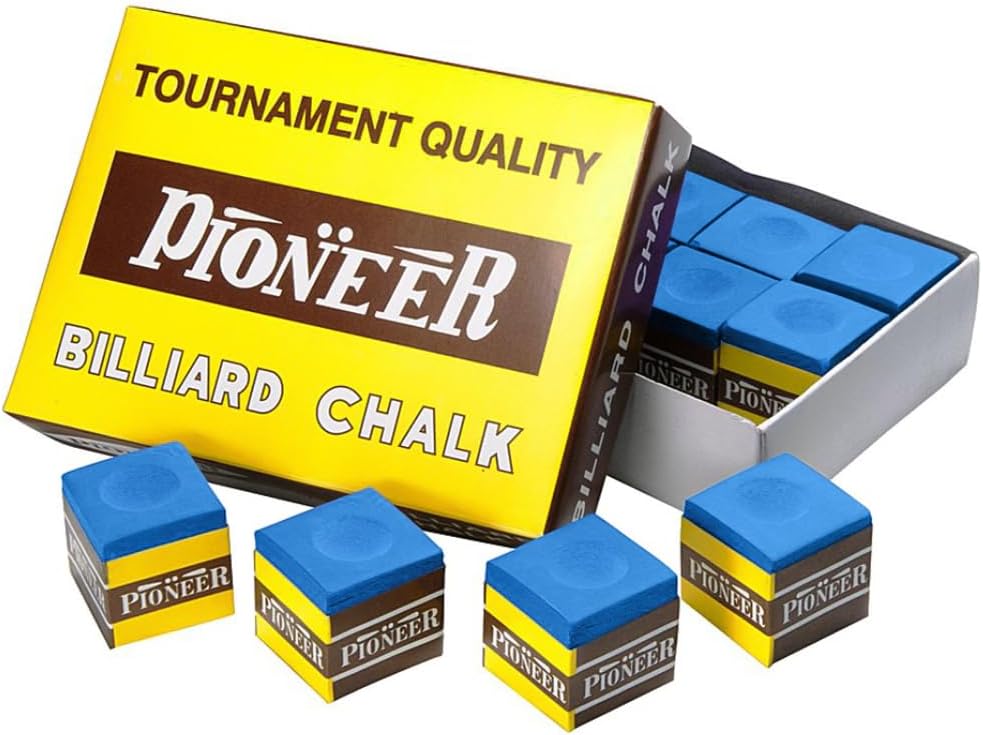 Proberosยฎ 12pcs Snooker Chalk, Cue Chalk for Pool, Billiards, Snooker Small Square Chalk Blocks to Enhance Friction, Spin & Accuracy Prevent Miscues & Improve Shot Control Portable & Easy to Use