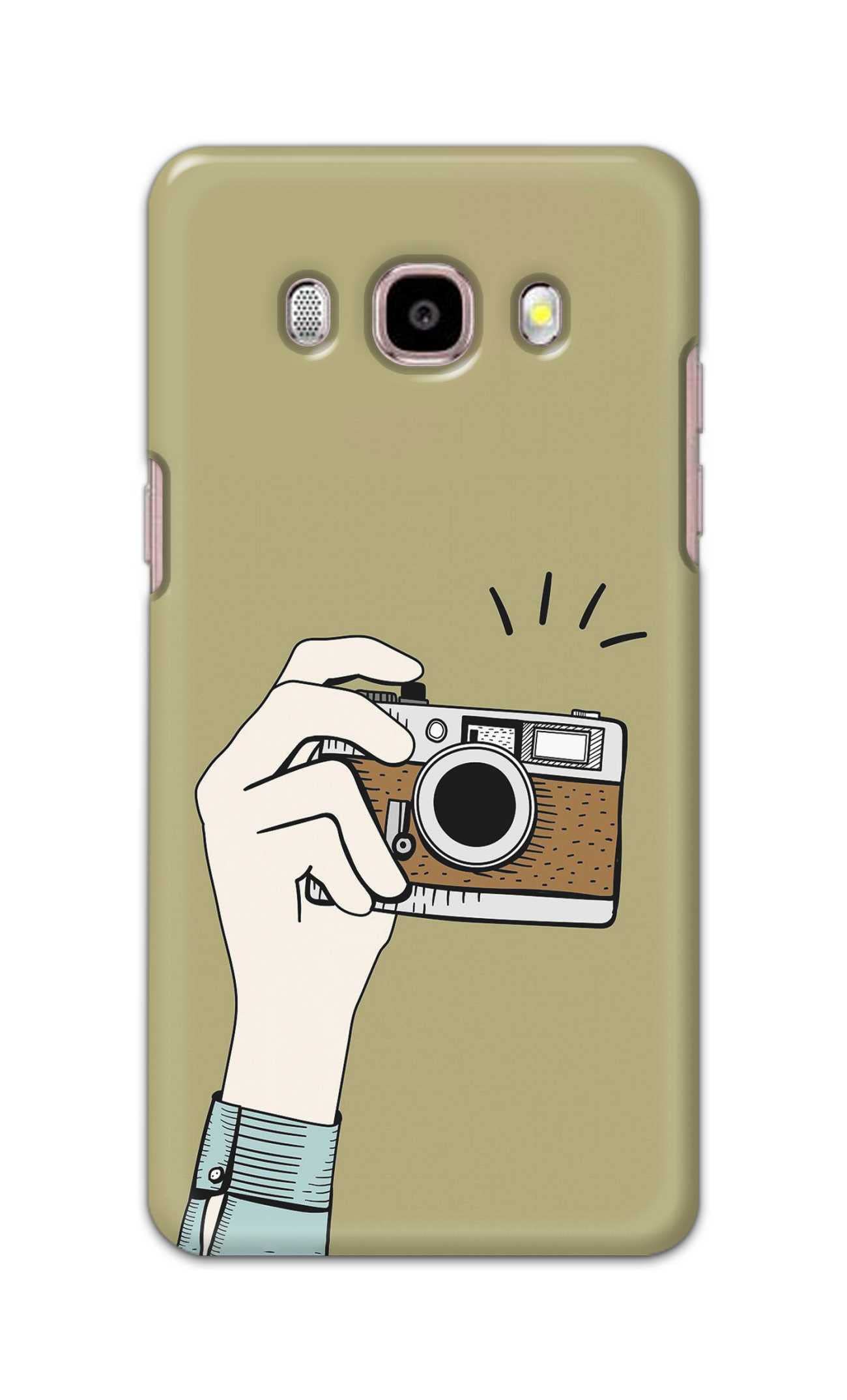 TweakyModDesigner Printed Hard Case | Click Camera Back Cover Compatible with Samsung J5 2016