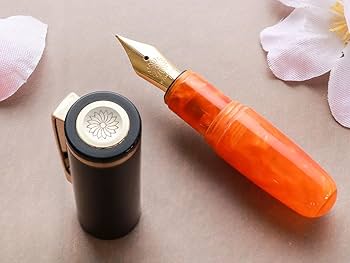 Amazon | WANCHER 1×one×wan PuChiCo (EF, オレンジ) | 万年筆