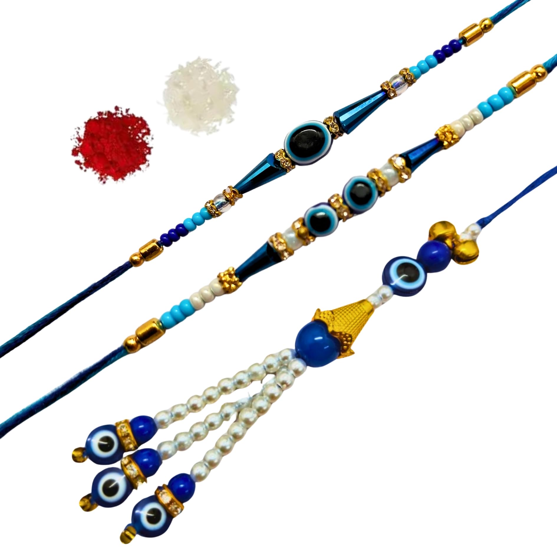 See full amazon price history chart for Alaukik Unisex Adult Attractive Blue Evil Eye Rakhi Bracelet Set Of 3 For Bhaiya and Bhabhi Alaukik Unisex Adult Attractive Blue Evil Eye Rakhi Bracelet Set Of 3 For Bhaiya and Bhabhi (B09B4V9Z8M) Amazon Price History, Amazon Price Tracker