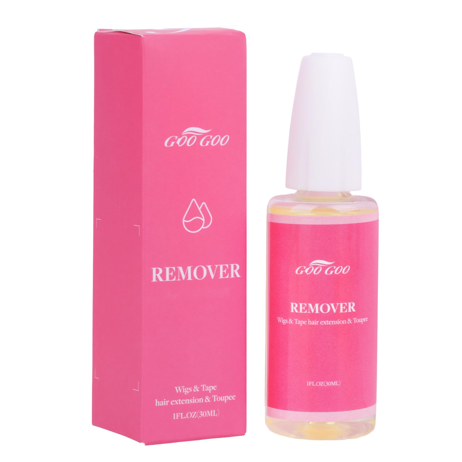 Tape Hair Extension Remover, Wig Glue Remover, Removes Hair Glue, Double Sided Extension Tape, Fast Acting Hair Extensions Remover 30ml