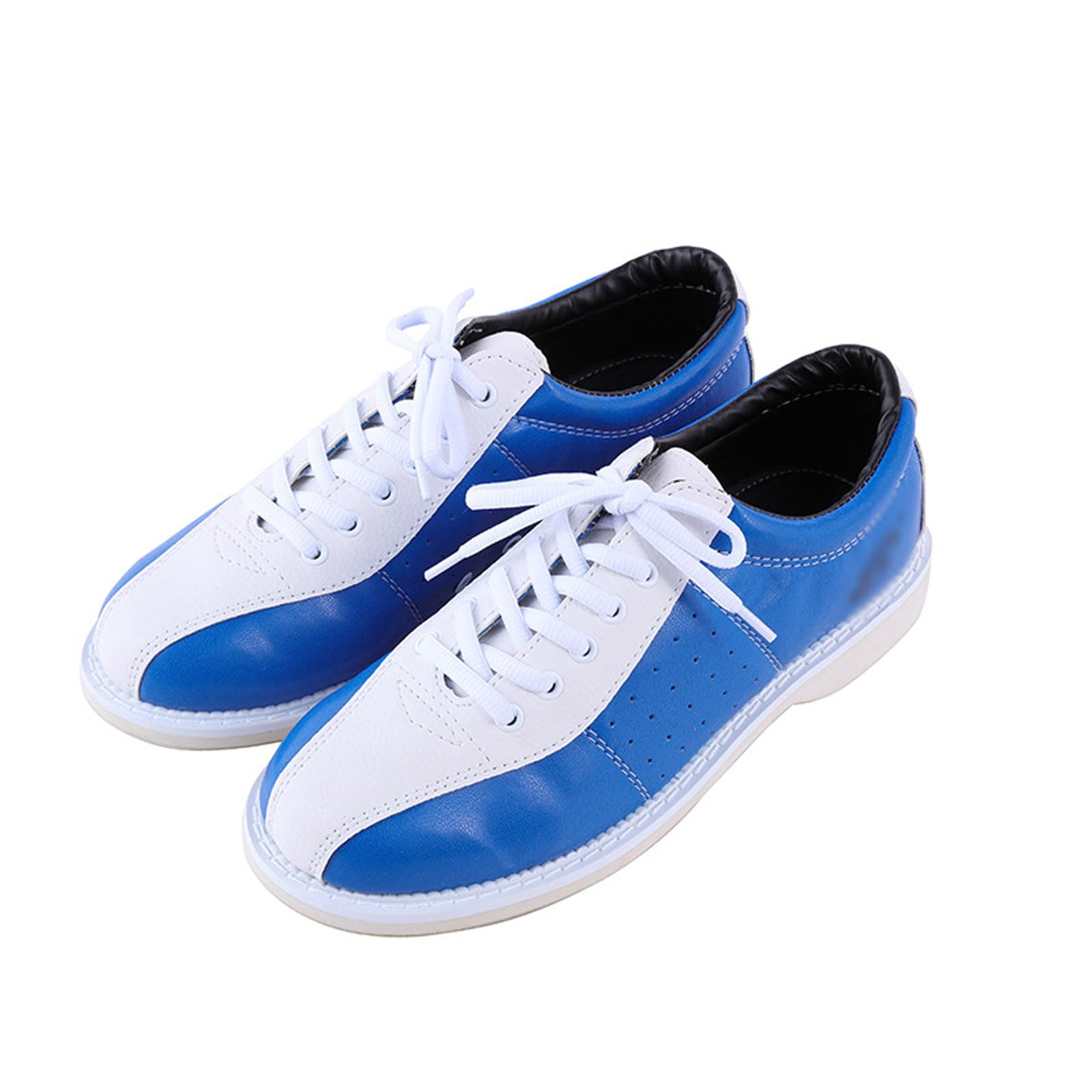 Zapatos de Bolos para Hombre,Zapatos de Bolos para Mujer,Zapatillas De Bolos De Cuero,Ligeros,con Cordones Zapatos Deportivos Transpirables,para Hombres,Mujeres y Adultos,Talla 29-53