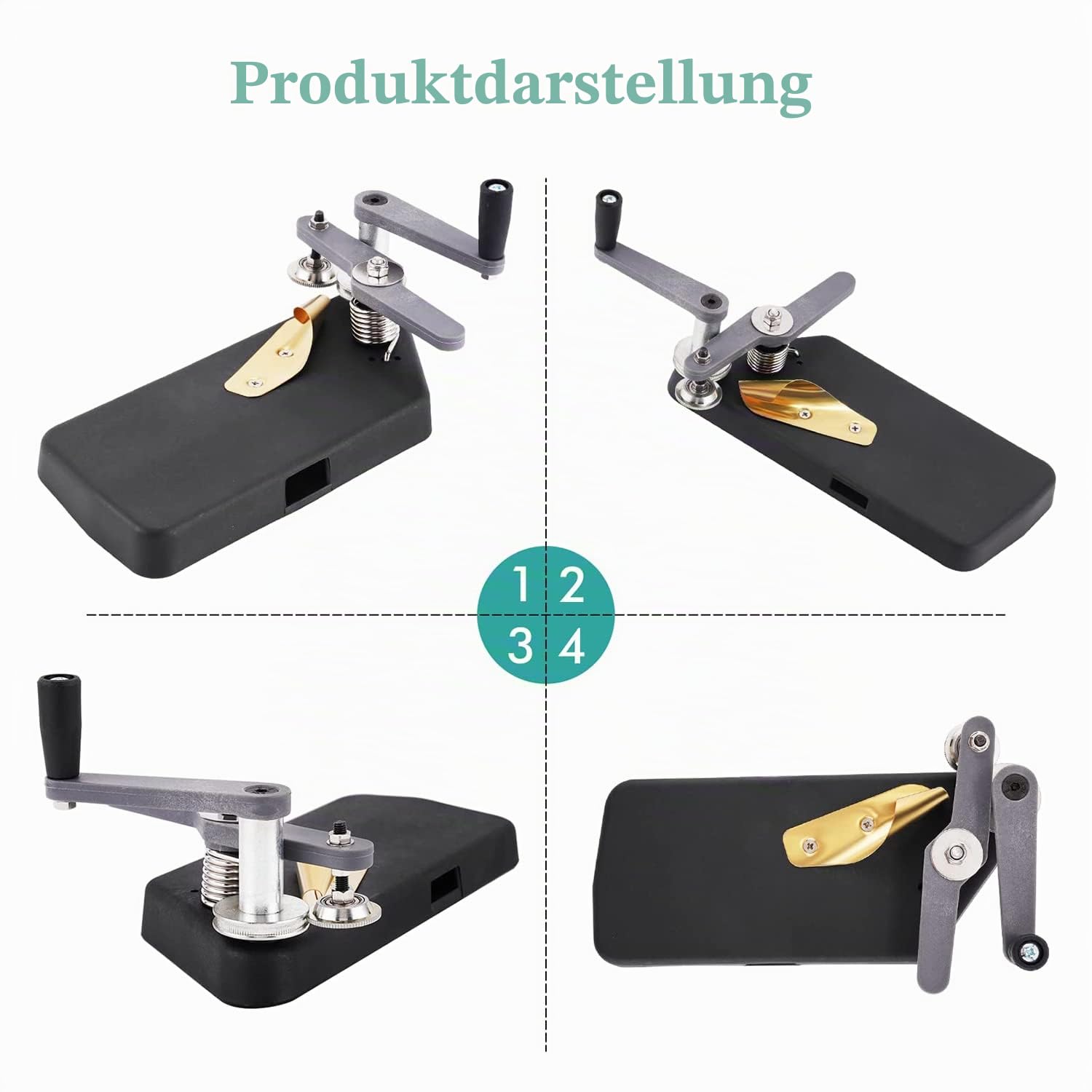 Krepppapier Spitzenmaschine für lockige Blumen - feine/grobe Zähne Crimper für Papier Basteln und Blumenverpackung - ideal für die Herstellung schöner Krepppapier Blumen