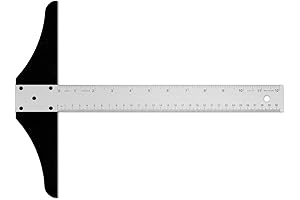 Alumicolor 12-Inch Aluminum Non-Slip T-Square for Artists and Architects