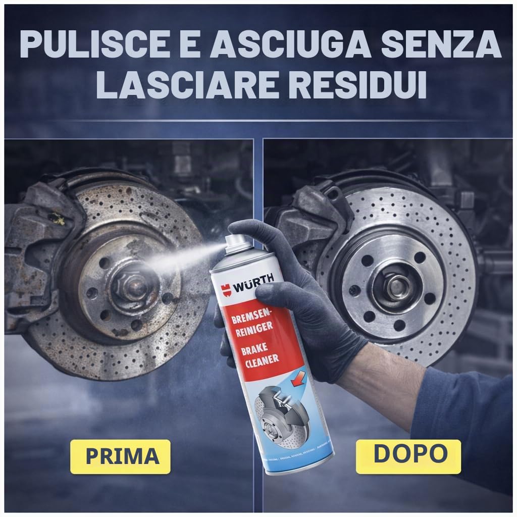 Wurth - Detergente per freni, 500 ml (12)
