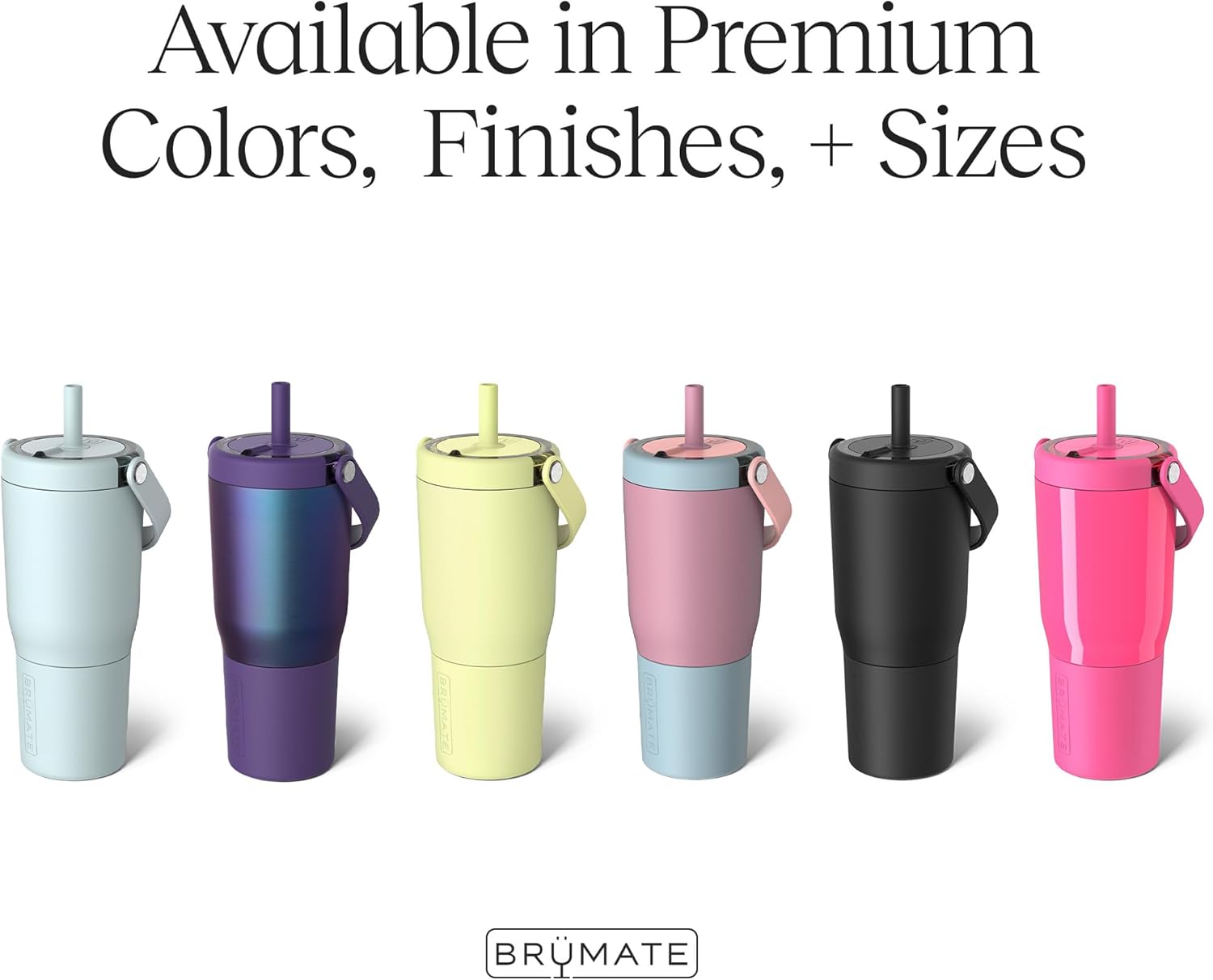 BrüMate Resa 25oz 100% Leakproof Travel Tumbler w/Handle & Straw | Flexible SoftSip Straw | Silicone Sleeve for Durability | Stainless Steel | Cup Holder & Travel Friendly Water Bottle (Rose Taupe) - Image 3