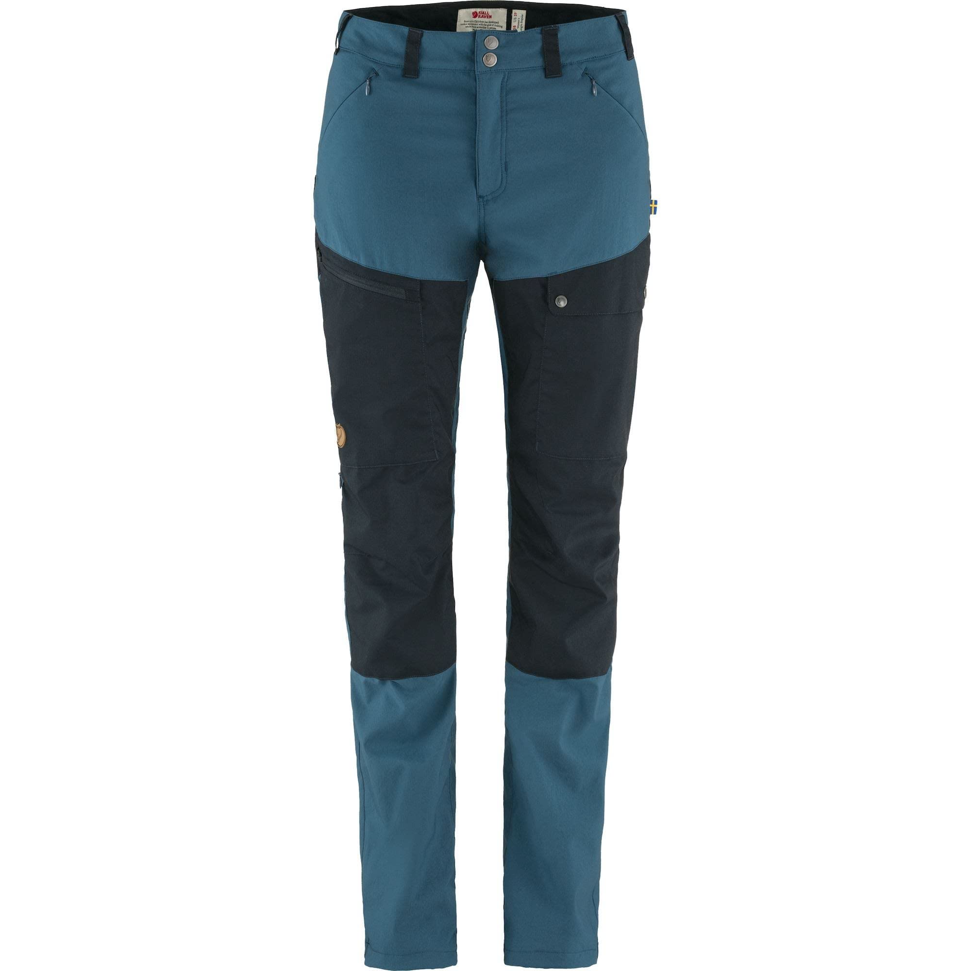 Fjallraven 89827-534-555 Abisko Midsummer TRS W Reg Pants Women's Indigo Blue-Dark Navy Size 48