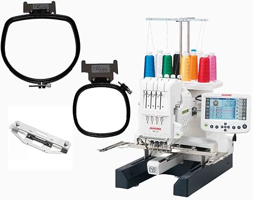 Janome MB-4S Máquina de bordar de cuatro agujas con accesorios